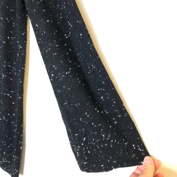 2/$30 - Loft - Black Speckled Cutout Sweater | Long Sleeve Casual Knit Top - Picture 5 of 9